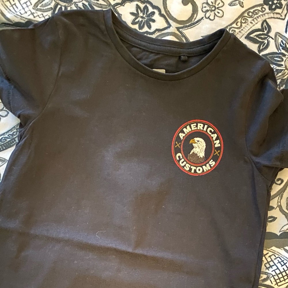 Boys black T-shirt from cotton on